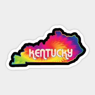 Kentucky Tie Dye Sticker